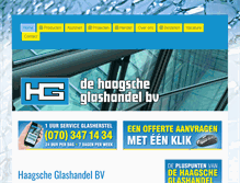 Tablet Screenshot of haagglas.nl